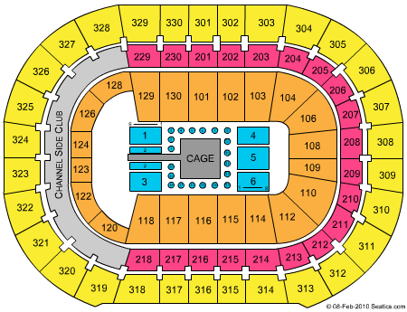 Amalie Arena MMA Seating Chart